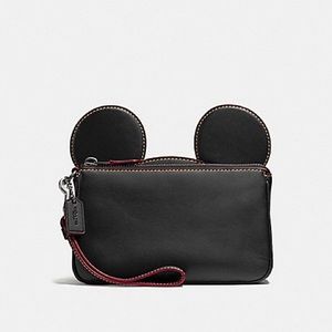 Coach X Disney Mickey Ears Wristlet